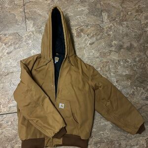 Carhartt Men's Tan Hooded Performance Jacket